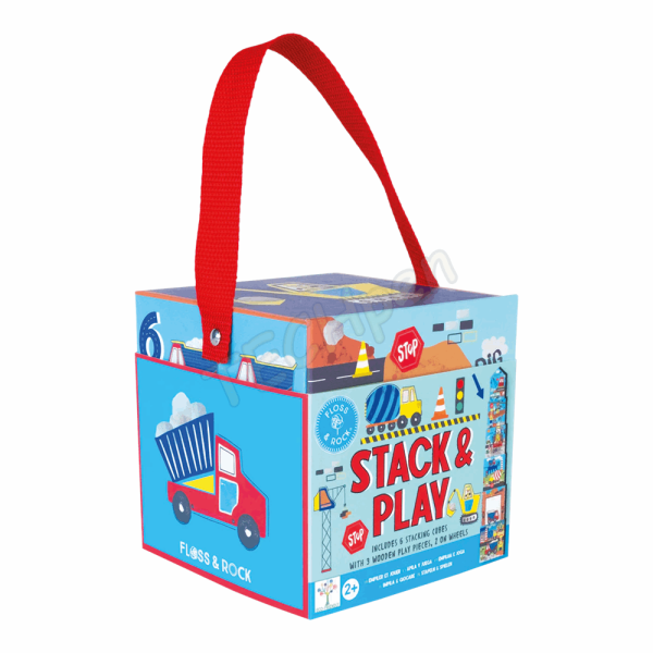 FLOSS&ROCK  Construction Stacking Cubes *NEW* 49P6072