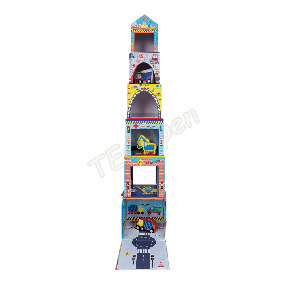 FLOSS&ROCK  Construction Stacking Cubes *NEW* 49P6072