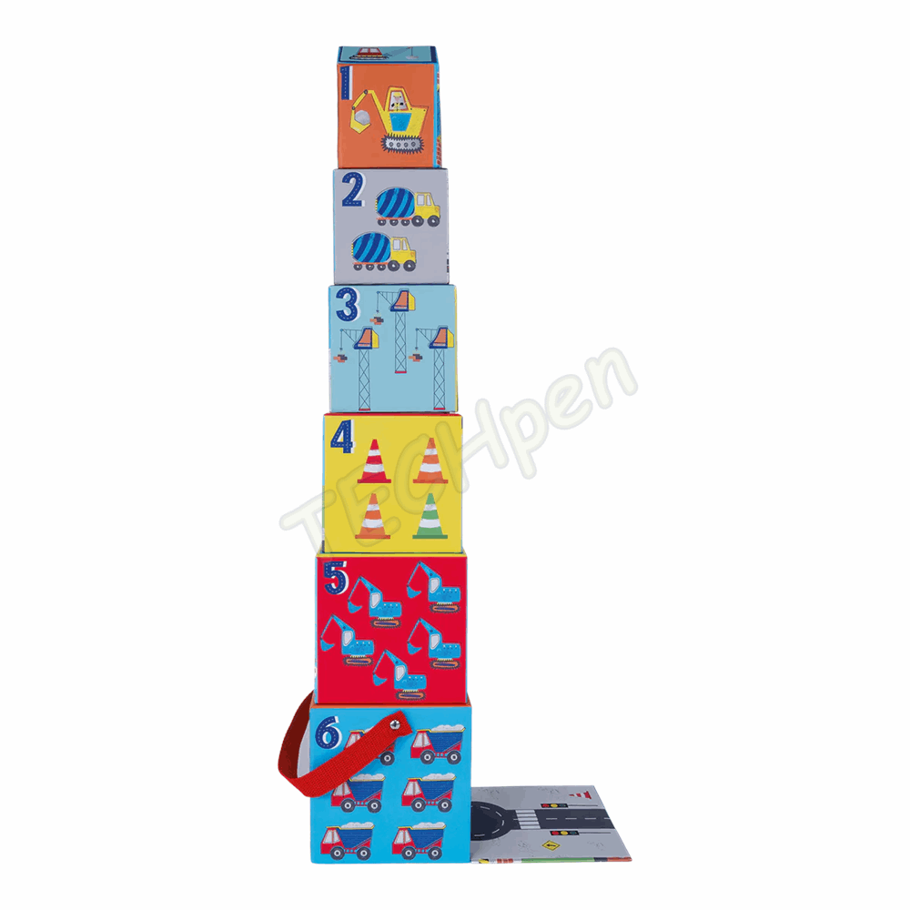 FLOSS&ROCK  Construction Stacking Cubes *NEW* 49P6072