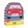 FLOSS&ROCK  Cars 12pc Shaped Jigsaw with Shaped Box *NEW* 49P6083