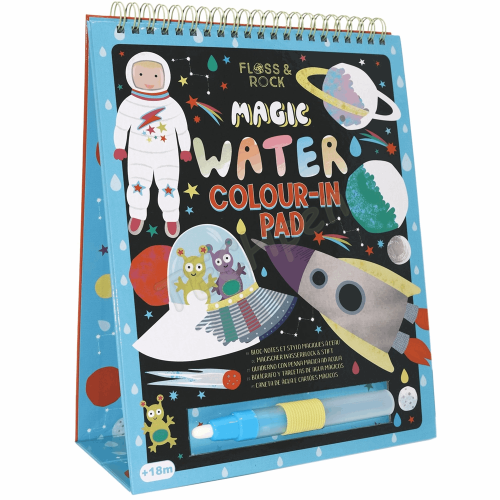 FLOSS&ROCK Space Magic Water Easel and Pen *NEW* 43P6392