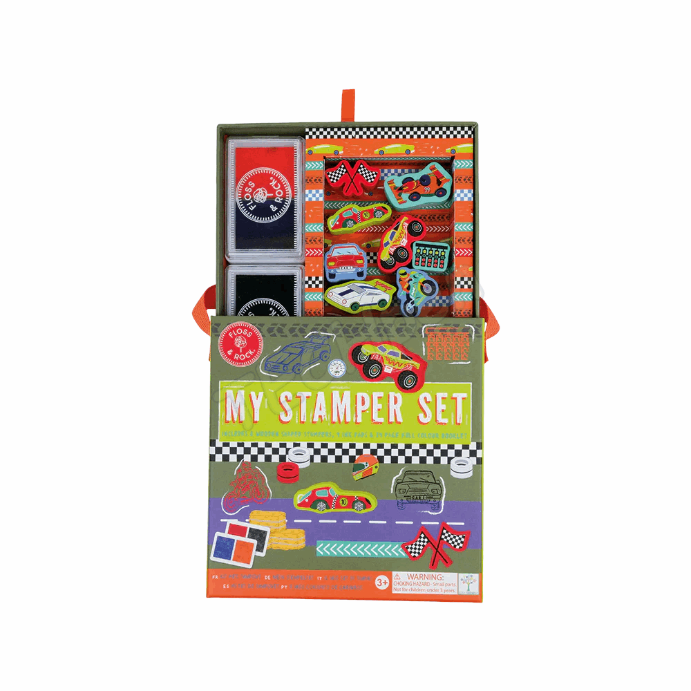 FLOSS&ROCK Cars Stamper Set *NEW* 50P6148