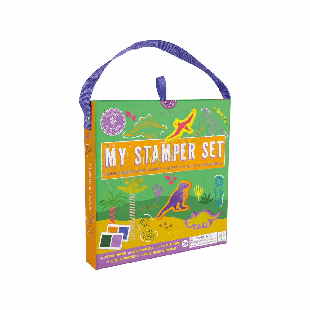 FLOSS&ROCK Dino Stamper Set *NEW* 50P6149