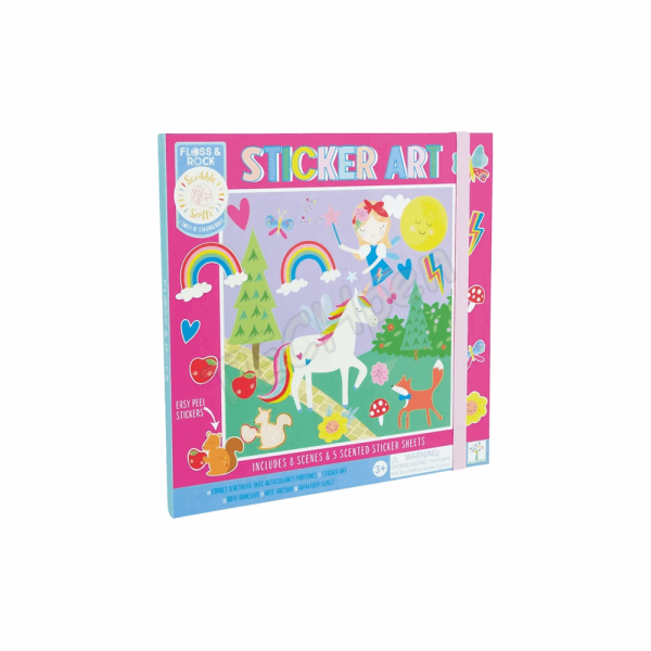 FLOSS&ROCK Rainbow Fairy Sticker Art *NEW* 50P6165