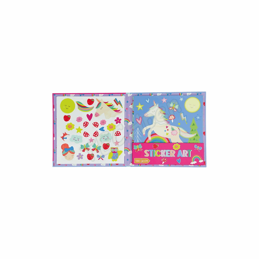 FLOSS&ROCK Rainbow Fairy Sticker Art *NEW* 50P6165