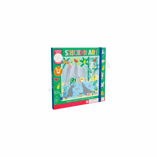 FLOSS&ROCK Jungle Sticker Art *NEW* 50P6166