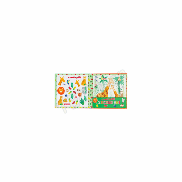 FLOSS&ROCK Jungle Sticker Art *NEW* 50P6166