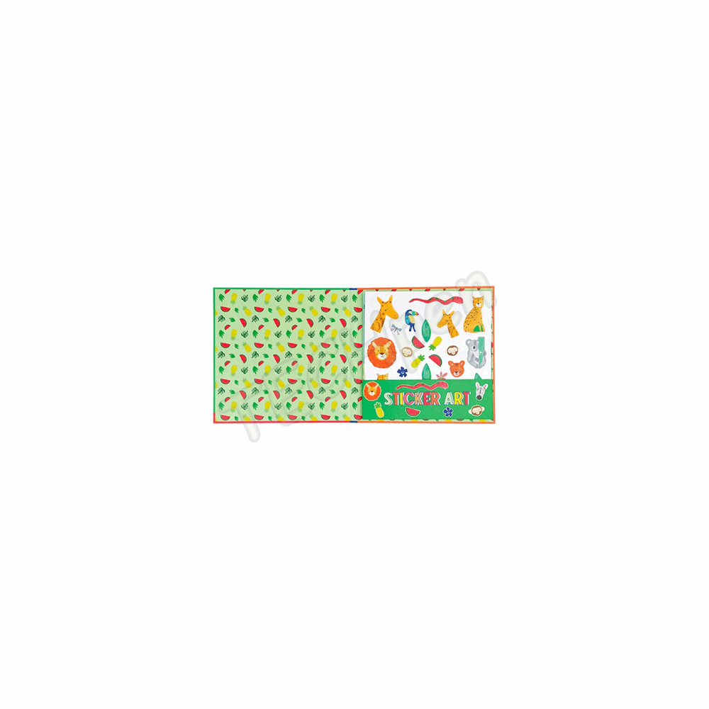 FLOSS&ROCK Jungle Sticker Art *NEW* 50P6166