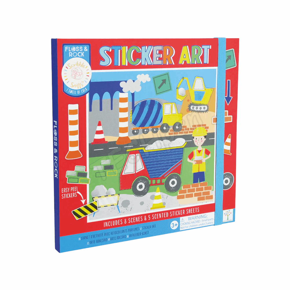 FLOSS&ROCK Construction Sticker Art 50P6164