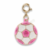CHARM IT! GOLD GLITTER SOCCERBALL CHARM CT01-12