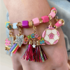 CHARM IT! GOLD GLITTER SOCCERBALL CHARM CT01-12