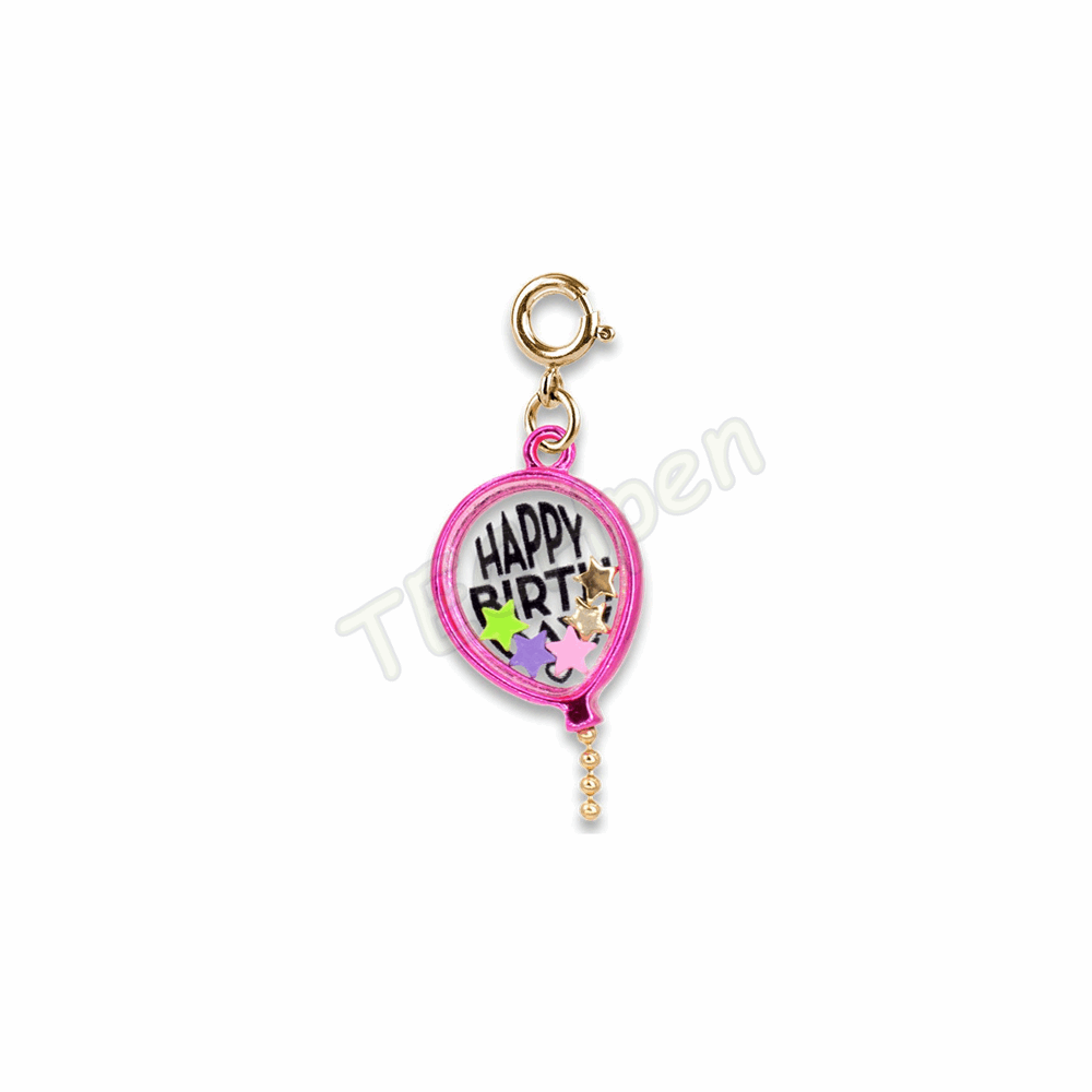 CHARM IT! GOLD BIRTHDAY BALLON SHAKER CT02-01