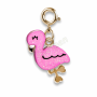 CHARM IT! GOLD GLITTER FLAMINGO CHARM CT02-06
