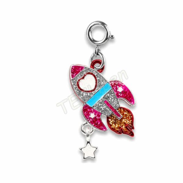 CHARM IT! GLITTER ROCKET CHARM CT02-09