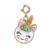 CHARM IT! GOLD UNICORN SMILEY CHARM CT02-11