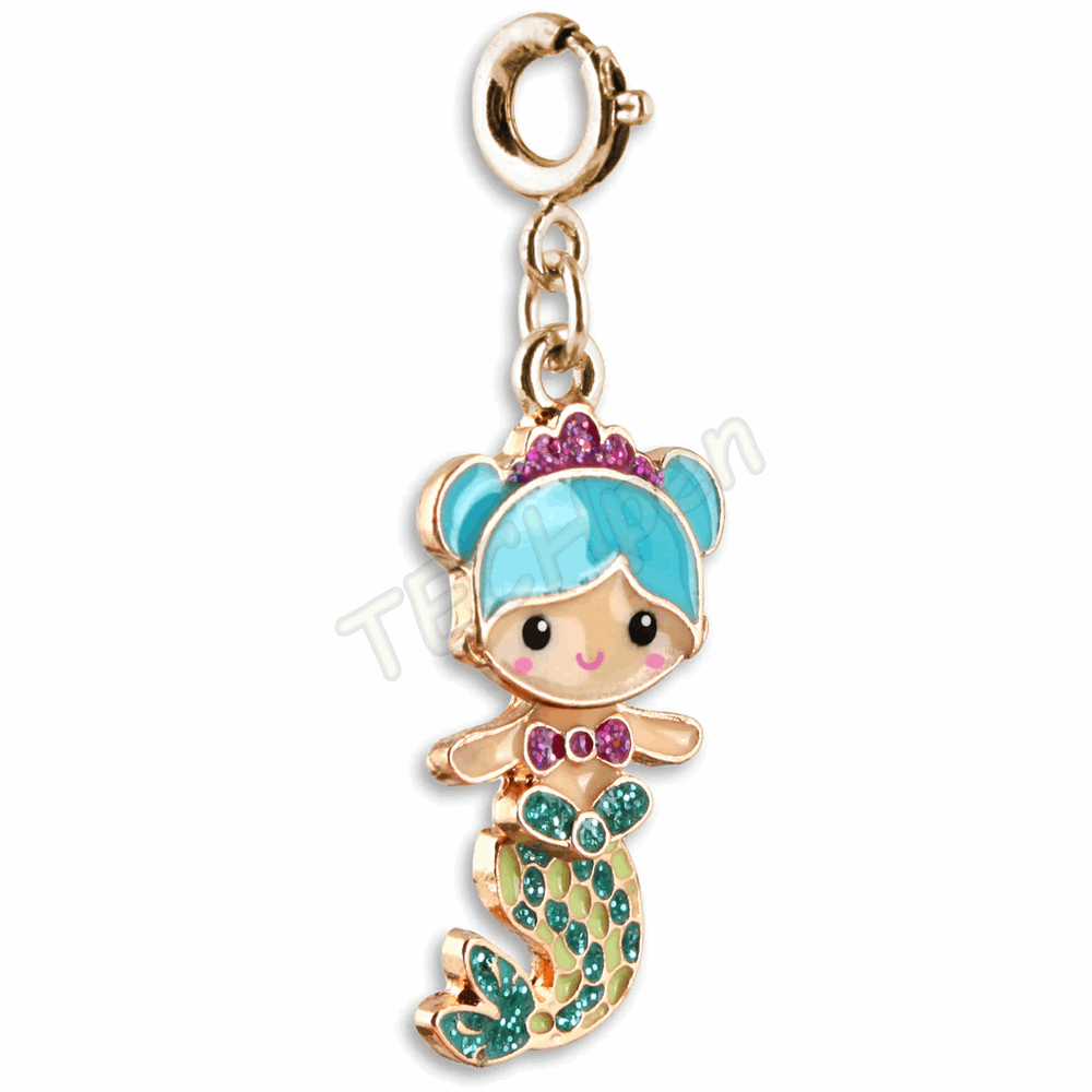 CHARM IT! GOLD SWIVEL MERMAID CHARM CT03-08