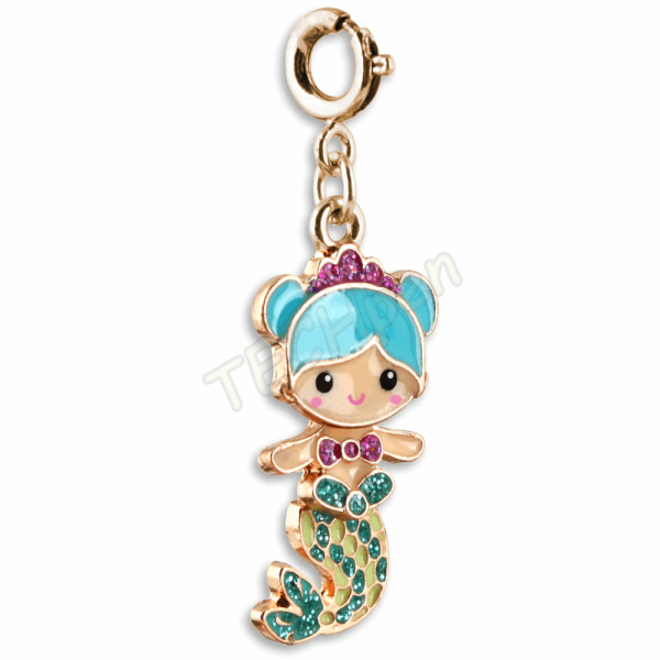 CHARM IT! GOLD SWIVEL MERMAID CHARM CT03-08