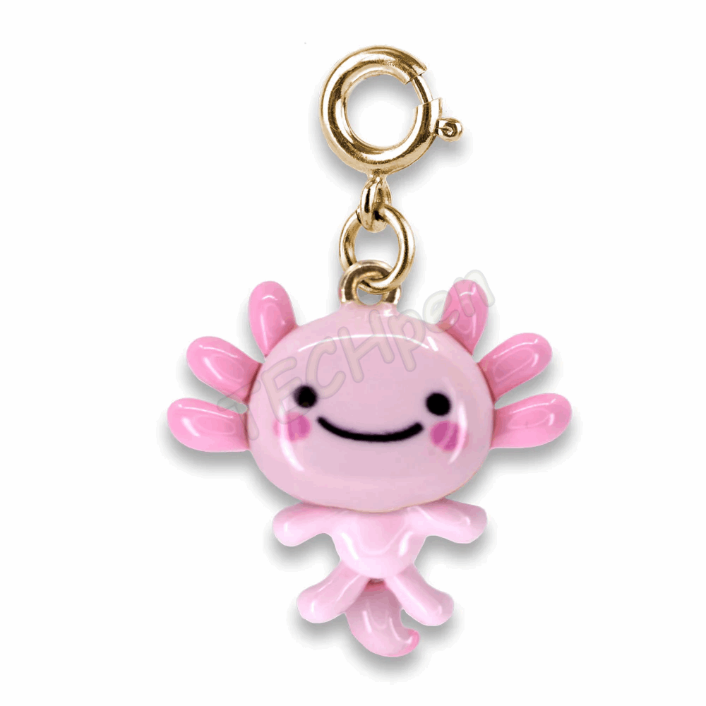 CHARM IT! Gold Swivel Axolotl Charm CT02-27