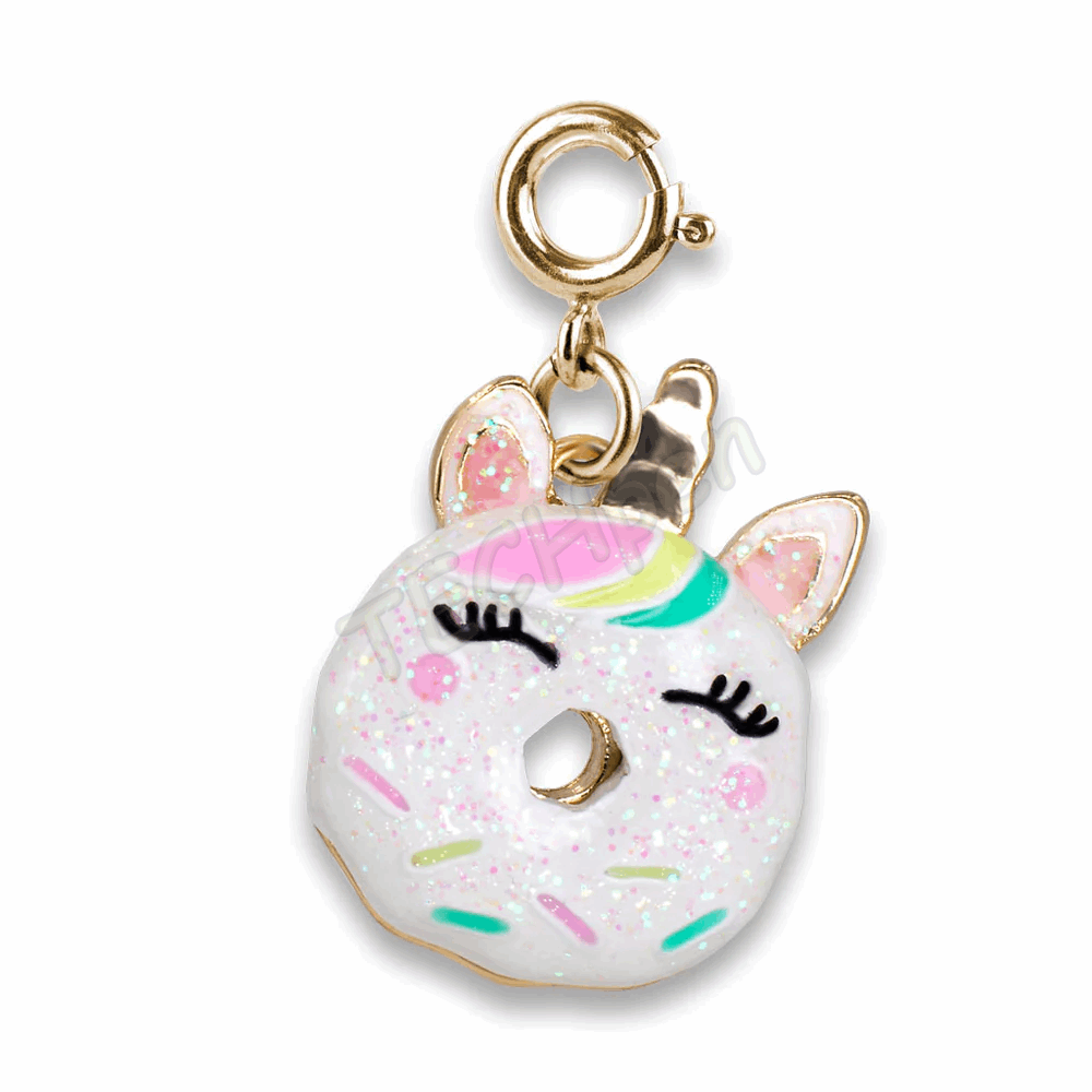 CHARM IT! Gold Unicorn Donut Charm CT01-16