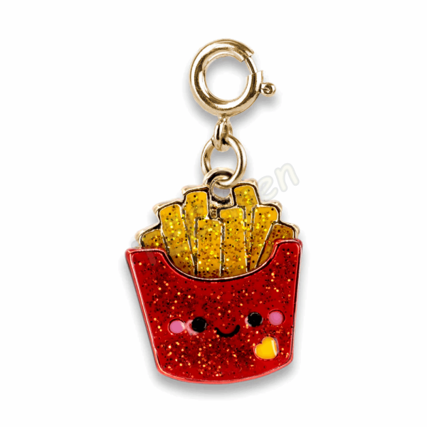 CHARM IT! Gold Glitter French Fries CT02-24
