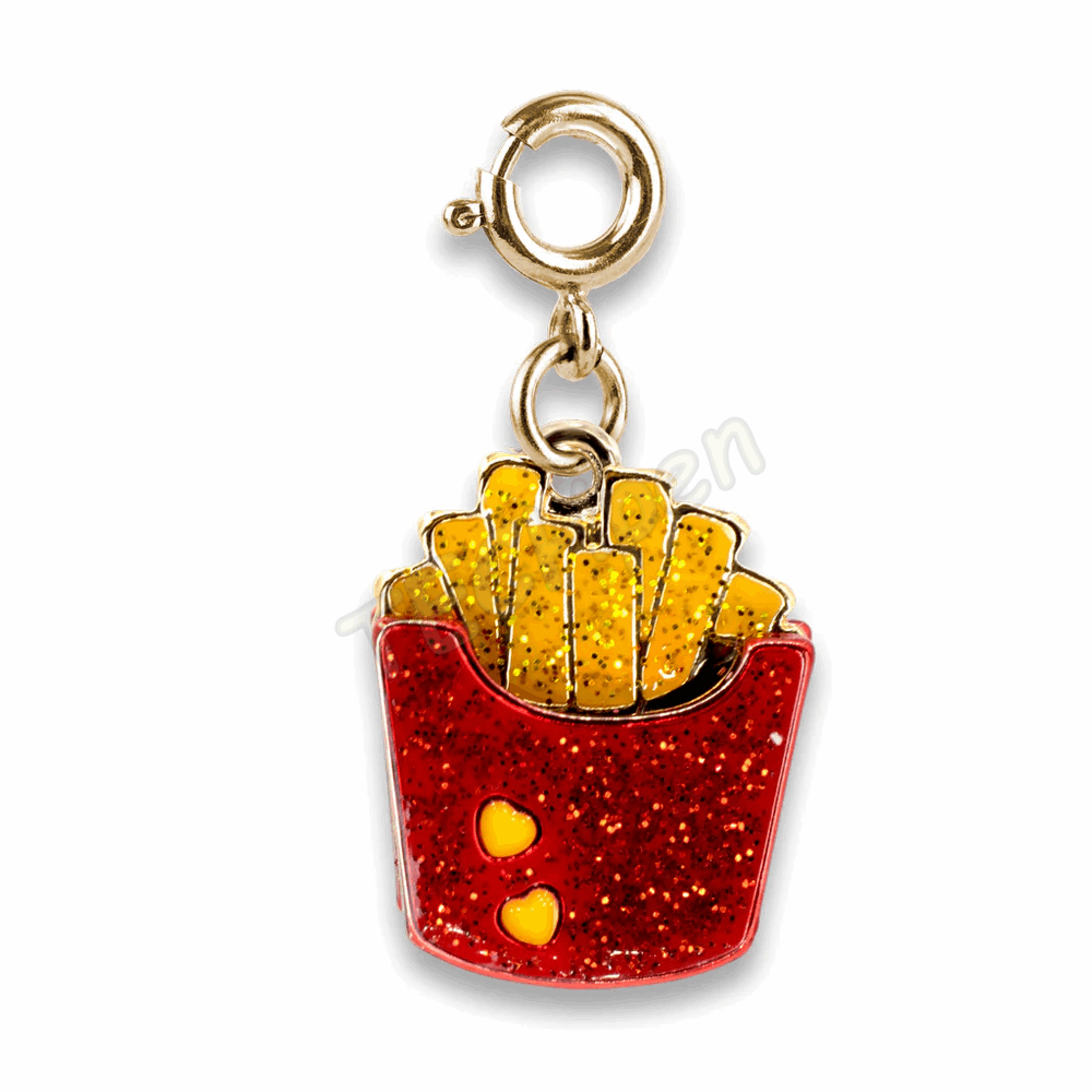 CHARM IT! Gold Glitter French Fries CT02-24