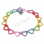 CHARM IT! Rainbow Heart Link Bracelet CT07-08