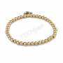 CHARM IT! CHARM IT! Gold Multi Cube Stretch Bead Bracelet CT08-04