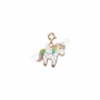 CHARM IT! GOLD FLYING UNICORN CT06-04