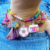 CHARM IT! GOLD GLITTER DANCE HEART CT01-41