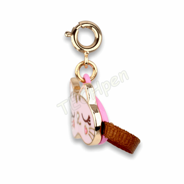 CHARM IT! Gold Kitty Sleep Mask Charm CT05-19