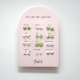 Yuko.B Σκουλαρίκια - A Year of Green Poetry 12 Ζευγάρια - YB-500-316
