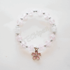 Yuko.B Βραχιόλι με Χάνδρες - Pink Peony - YB-500-087
