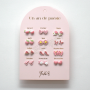 Yuko.B Σκουλαρίκια  A Year of Pink Poetry 12 Ζευγάρια - YB-500-311