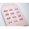 Yuko.B Σκουλαρίκια  A Year of Pink Poetry 12 Ζευγάρια - YB-500-311