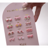 Yuko.B Σκουλαρίκια  A Year of Pink Poetry 12 Ζευγάρια - YB-500-311