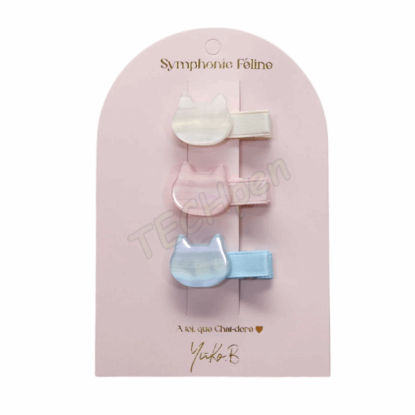 Yuko.B Symphonic Collection  Feline Κοκαλάκια με Κλιπ Μαλλιών - YB-500-295