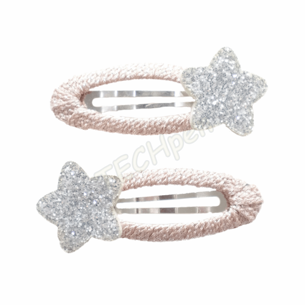 Yuko.B Paris Collection - Blue Stars Κοκαλάκια με Κλιπ Μαλλιών - YB-500-285