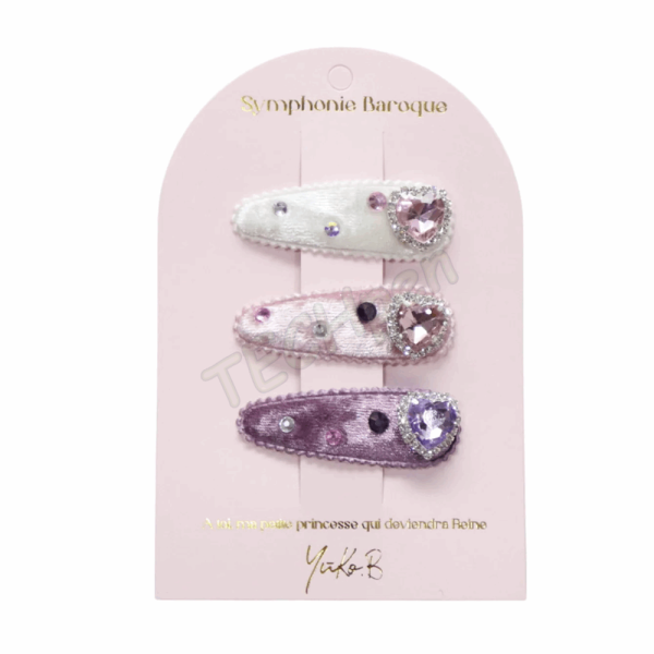 Yuko.B Symphonic Collection - Baroque Κοκαλάκια με Κλιπ Μαλλιών - YB-500-294