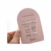Yuko.B Σκουλαρίκια - A Week of Poetry - Baby Shower 7 Ζευγάρια - YB-500-323