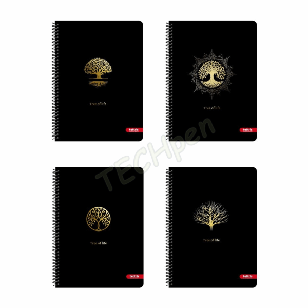 TETTRIS TREE OF LIFE ΤΕΤΡΑΔΙΟ ΣΠΙΡΑΛ Β5(17Χ25) 2Θ 60φ 173 Β5-2Θ-173