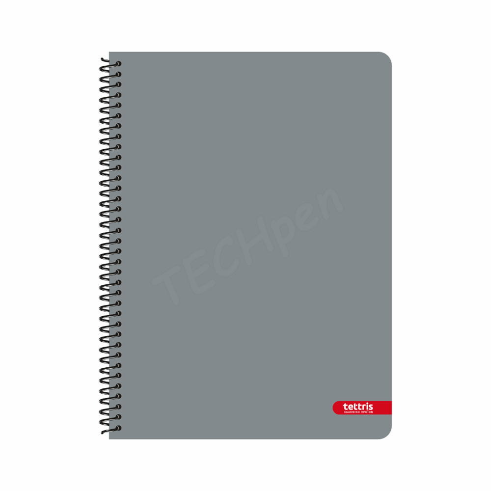 TETTRIS ΤΕΤΡΑΔΙΟ ΣΠΙΡΑΛ Β5(17Χ25) 3Θ 90φ 11Α Β5-3Θ-11Α