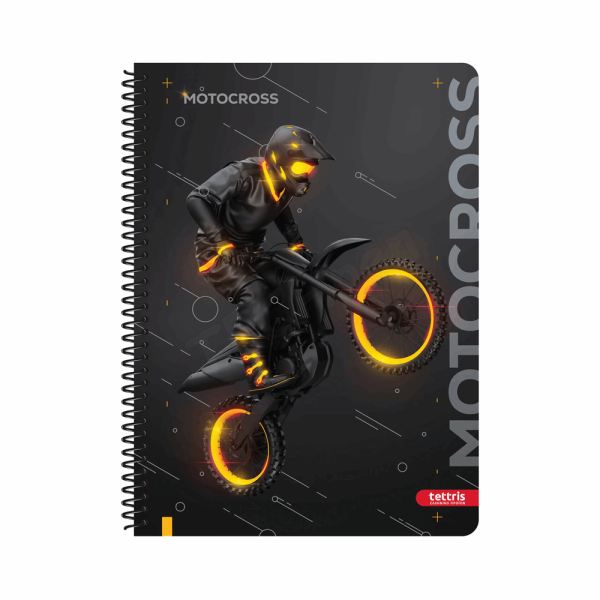 TETTRIS SPORTS ΤΕΤΡΑΔΙΟ ΣΠΙΡΑΛ Β5(17Χ25) 3Θ 90φ 183 Β5-3Θ-183
