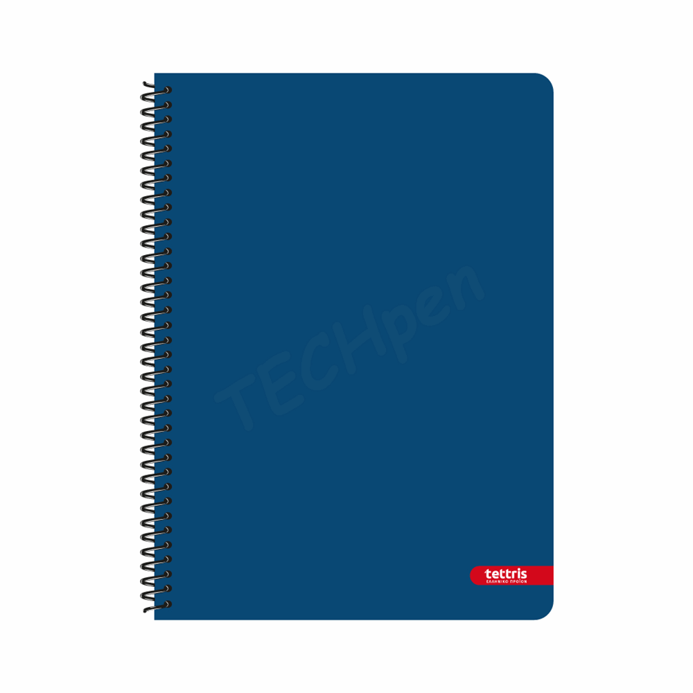 TETTRIS ΤΕΤΡΑΔΙΟ ΜΟΝΟ ΣΠΙΡΑΛ 17Χ24 150Φ ΣΧ 11Α Β5-5Θ-11Α