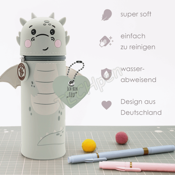 BELLTRADE Silicone Pencil Case Dragon Liu BEL-24801