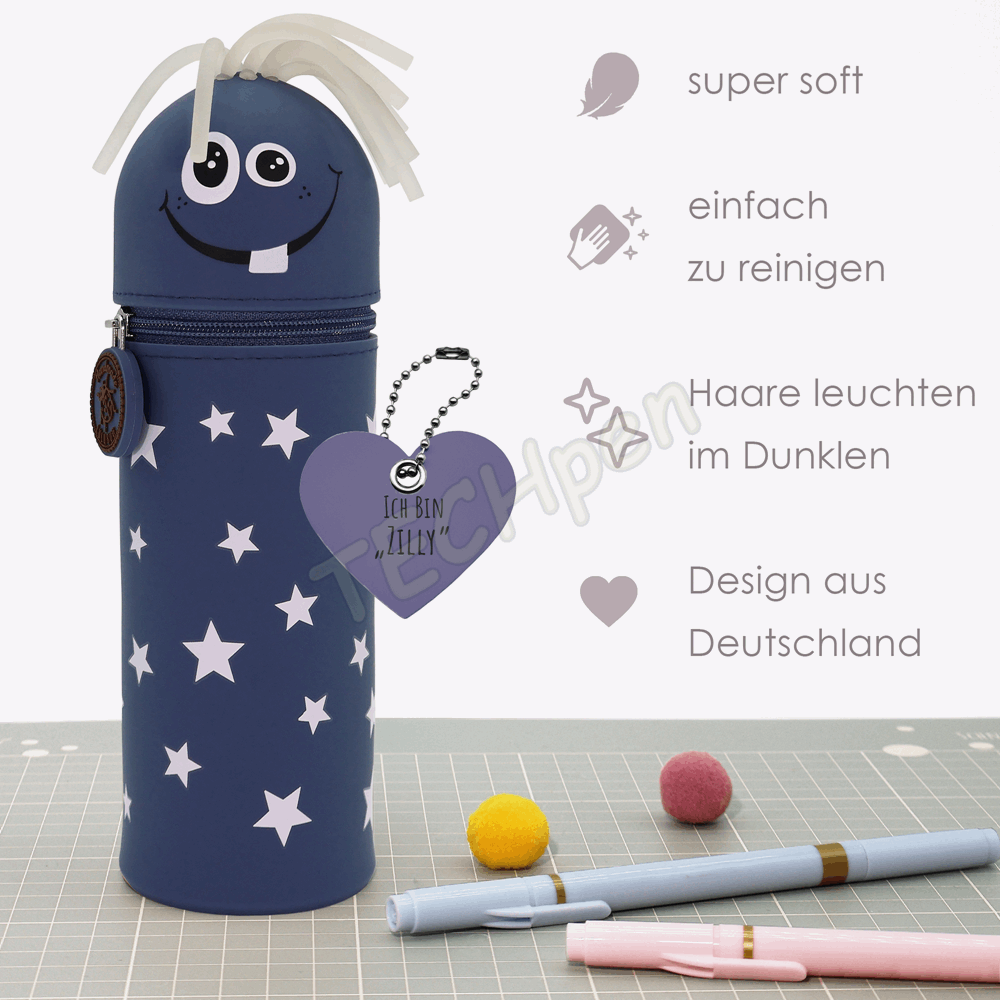 BELLTRADE Silicone Pencil Case Monster Zilly BEL-26106