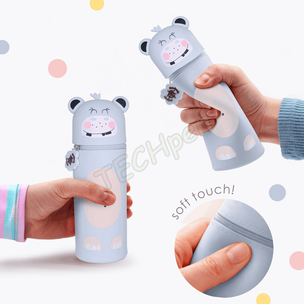 BELLTRADE Silicone Pencil Case Hippo Lilly BEL-24903