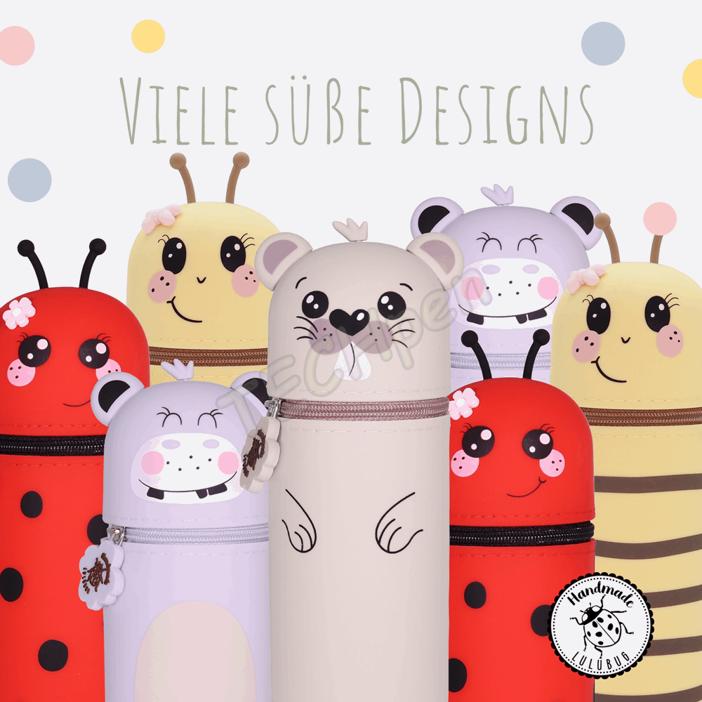 BELLTRADE Silicone Pencil Case Hippo Lilly BEL-24903