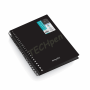 MAYART SKETCH BOOK HC - WIRE-O BLACK A4+ 140GSM - 40 SHEETS MA00356