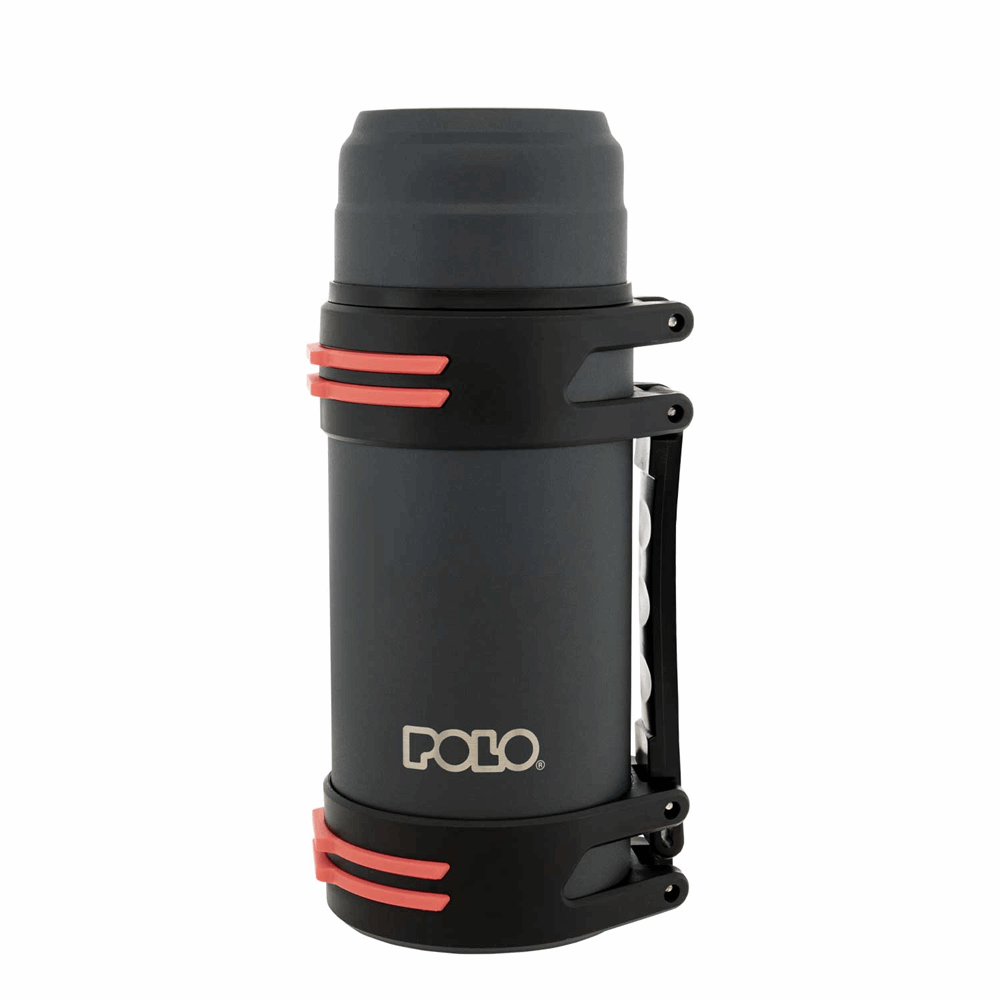 POLO ΘΕΡΜΟΣ INOX 1,6LT CHARCOAL-ΑΝΘΡΑΚΙ 949020-2100