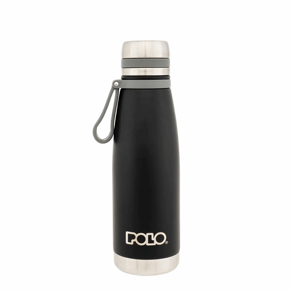 POLO ΘΕΡΜΟΣ INOX 650ML BLACK-ΜΑΥΡΟ 949009-2000